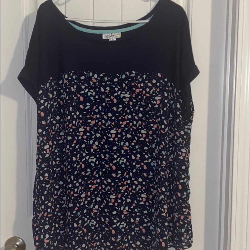 Just Be size 3x cap sleeve shirt